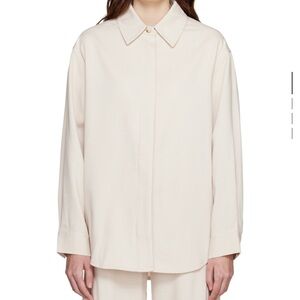 Women's Cream Button Down Shirt